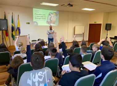ENERGY3 ministra palestra sobre energia fotovoltaica para alunos do Instituto Ivoti